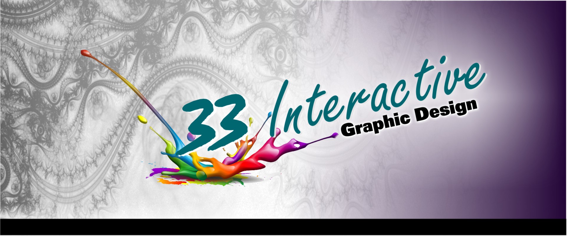 33 Interactive - Graphic Design Landing page Banner