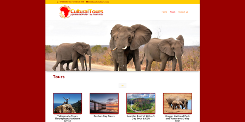 SA Cultural Tours Website