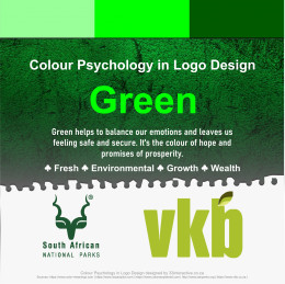 Green - Colour Psychology in Logo Design designed by 33 Interactive - Graphic Design ft. SANParks and vkb
